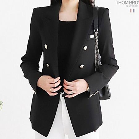 톰브*운 THOMBROWNE 더블 브레스트 블레이져