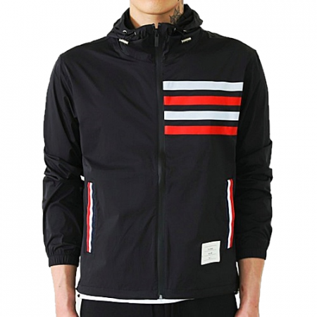 THOM BROWNE 4바 패커블 후디 바람막이