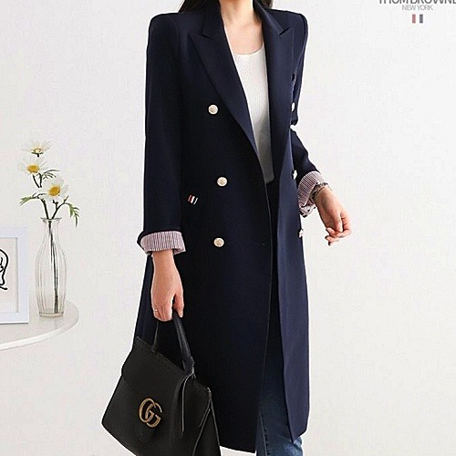 THOM BROWNE 프리미엄 싱글 롱 자켓