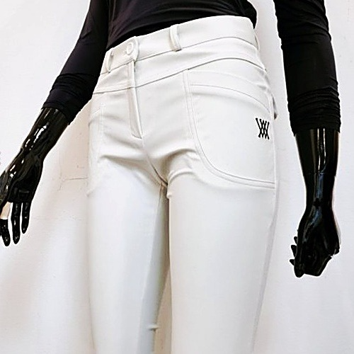 어*ANEW GOLF FOR WOMEN 절개 디테일 빅로고 팬츠