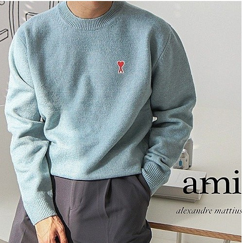 AMI 소프트터치 라운드니트