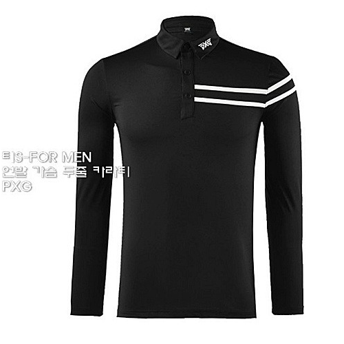 P*G PARSONS XTREME GOLF 언발 가슴 두줄 카라티