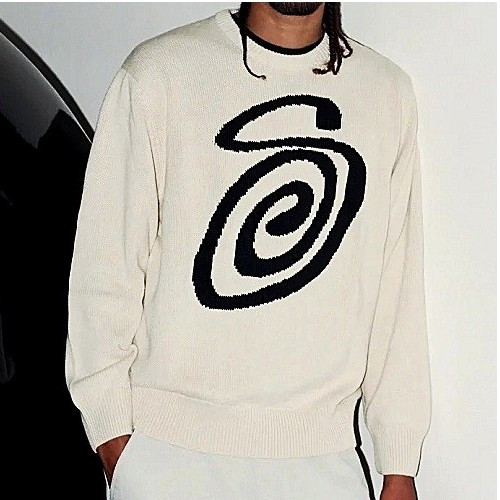 Stussy 컬리 울 니트