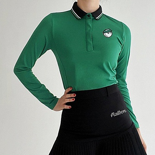 말* 카라두줄 스냅 카라 니트