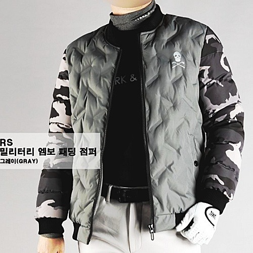 마크앤*나 MARK&LONA 밀리터리 엠보 패딩 점퍼