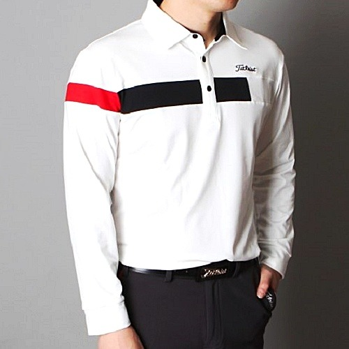 타이틀리*트 기모 가슴라인 카라티