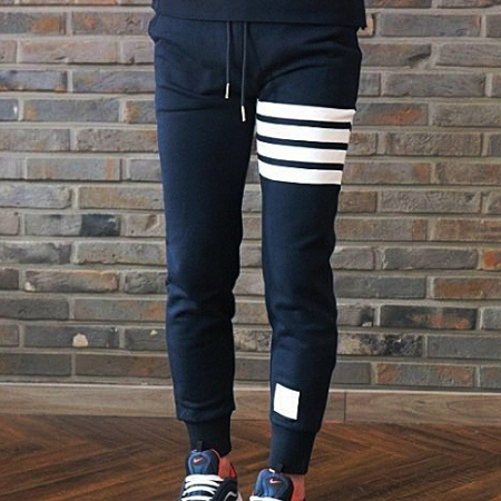 톰브*운 시그니쳐 사선완장 스웻 트레이닝 팬츠