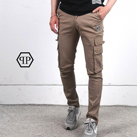 필립플*인 더블포켓 건빵 슬림 스판팬츠