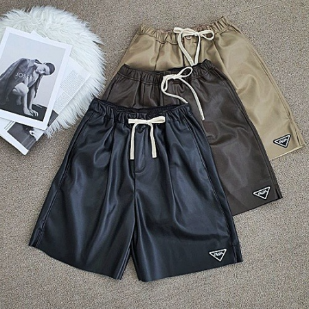 프*다 레더밴딩 5부 팬츠