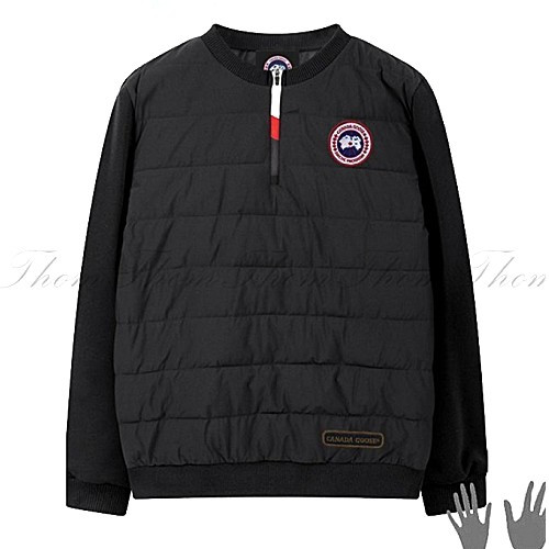 캐나다구스 삼색 지퍼 패딩 맨투맨