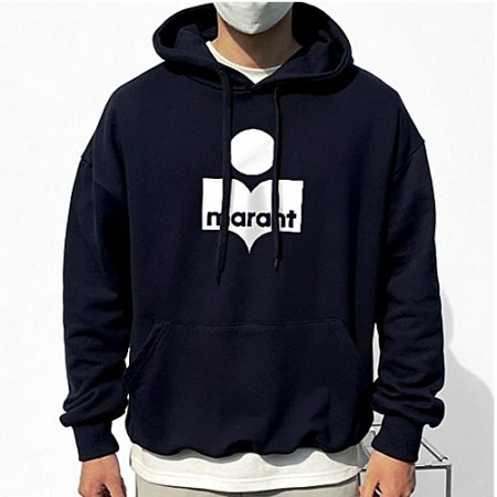 이자벨마랑 로고인 레터링 후드티