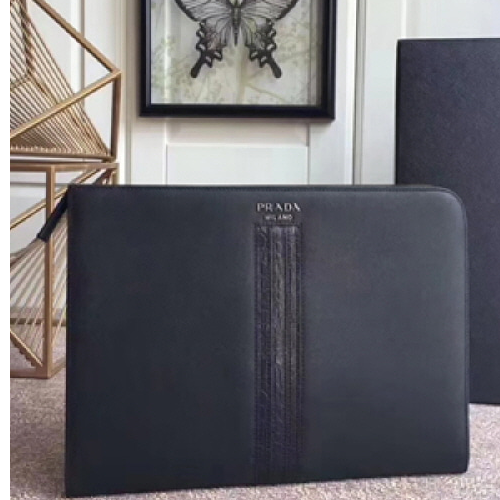 프라다 클러치백 2VN003 블랙
