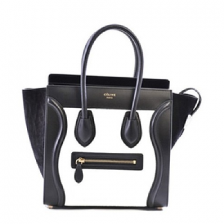 셀린느 러기지백 블랙/화이트