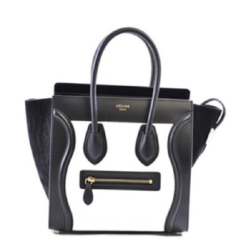 셀린느 러기지백 블랙/화이트