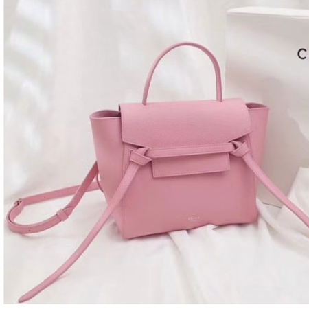 셀린느 나노 벨트 숄더백 핑크