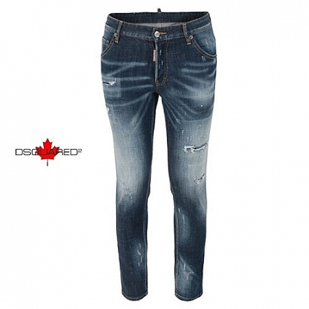 DSQUARED2 캐나다 래드패치 슬림 일자진