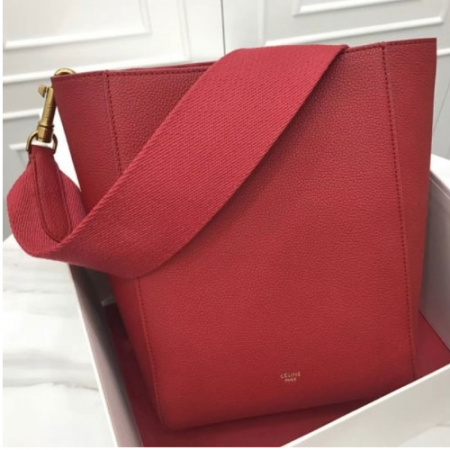 셀린느 SEAU SANALE 숄더백 레드