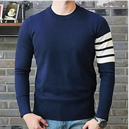 톰브*운 캐시미어 사선 니트