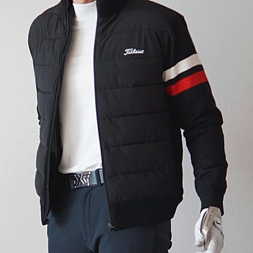 타이틀리*트 Titleist 라인 패딩니트