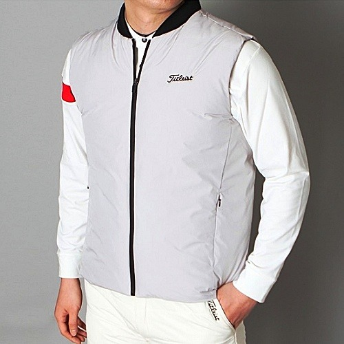 타이틀리*트 무지 경량패딩 조끼