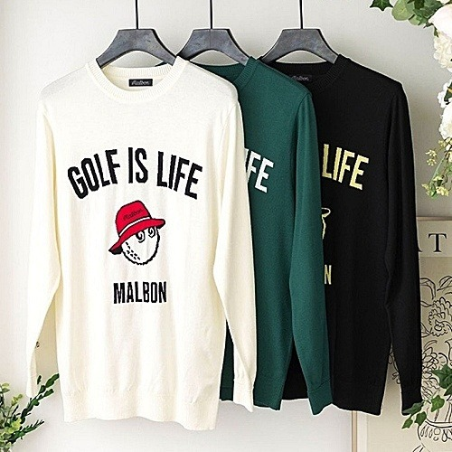 MALBON 프리미엄라인 Golf is Life 스웨터