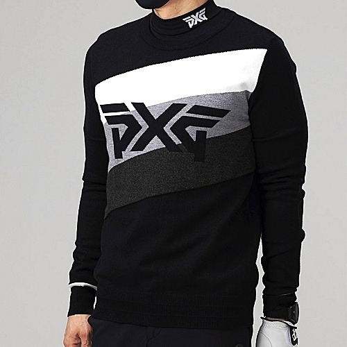 P*G 프리미엄라인 컬러 블록 스웨터 - 남여공용