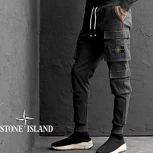 스톤아일*드 더블 카고포켓 기모 팬츠