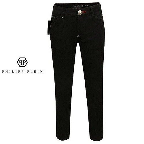 필립플*인 PHILIPP PLEIN 레드패치 블랙 슬림 일자진