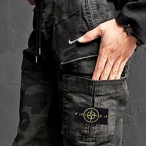 스톤아일*드 X 나이키 콜라보 카모 팬츠