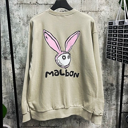 말* 레빗 로고 맨투맨 - 기모