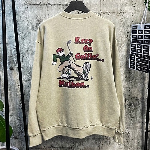 말* 킵온 로고 맨투맨 - 기모