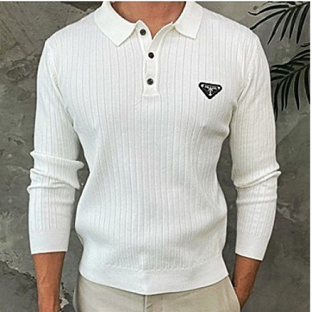 프*다 PRADA 골지카라 니트