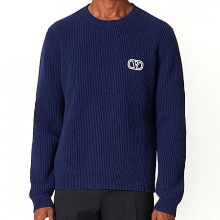 VALENTINO 발렌*노 VLOGO 장식 스웨터