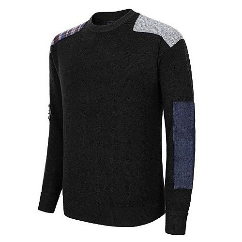 버*리 패치 니트