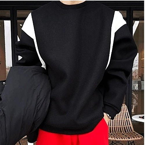 세인트*랑 모직 바시티 맨투맨