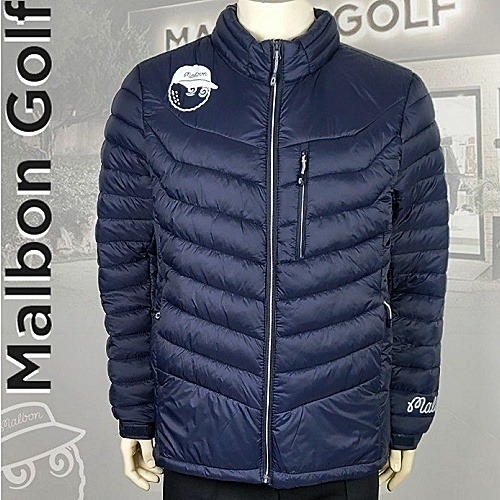 말* 골프 엠보 풀집업 경량패딩