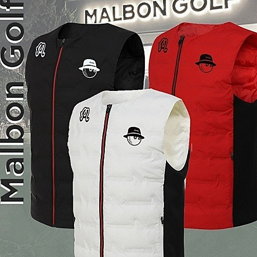말* 골프 엠보패딩 베스트