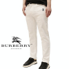 버*리 BURBERRY 블루탭 화이트워싱 슬림진