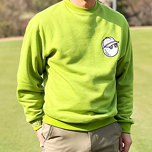 MALBON 말* Buckets 크루넥 플리스 티셔츠