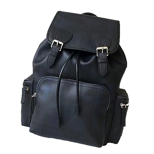 버*리 체크 PVC 백팩