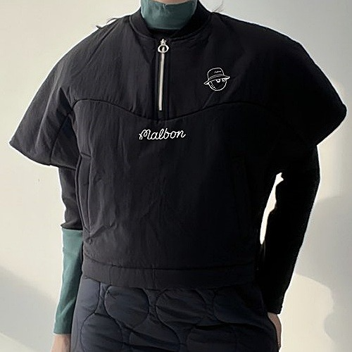 말* 윈드 패딩 반집업