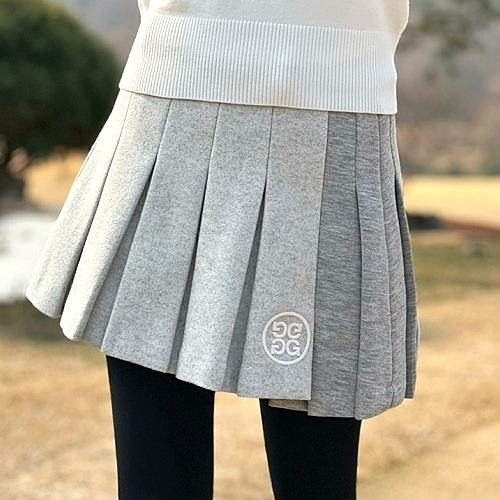 G/FORE 울 플리츠 스커트