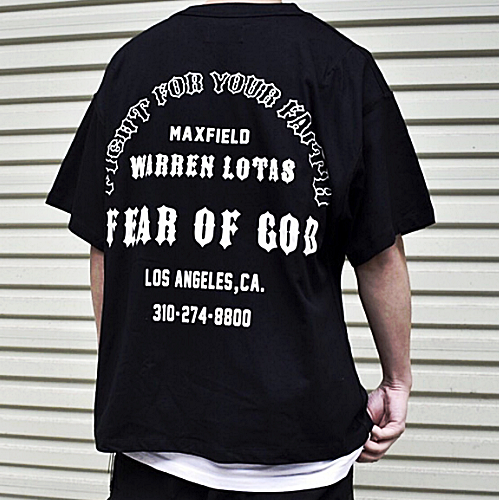 Fear of god 맥스필드 티셔츠