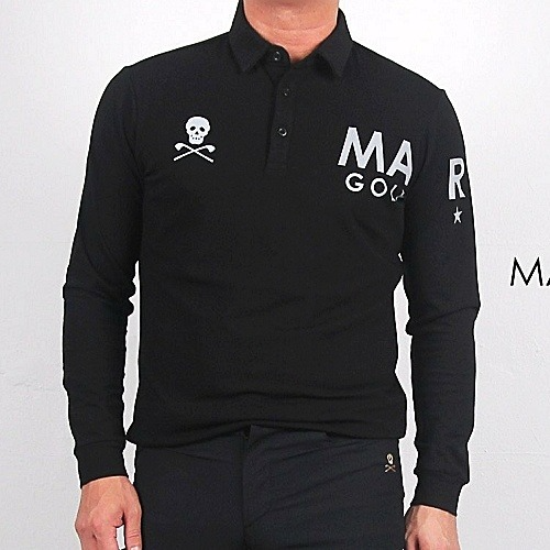 마크앤*나 레터링 로고 골프 티셔츠