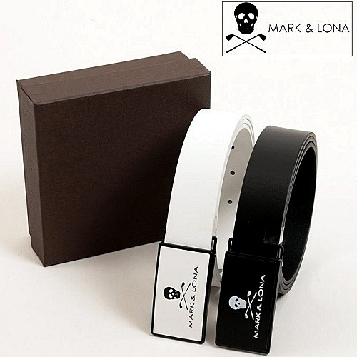 MARK&LONA 사각 로고 벨트