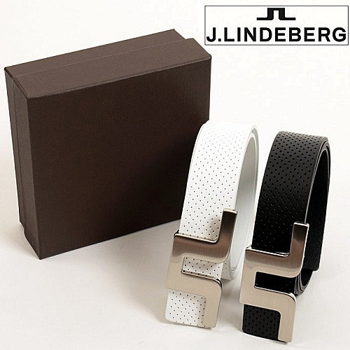 J. LINDEBERG 스틸로고 벨트