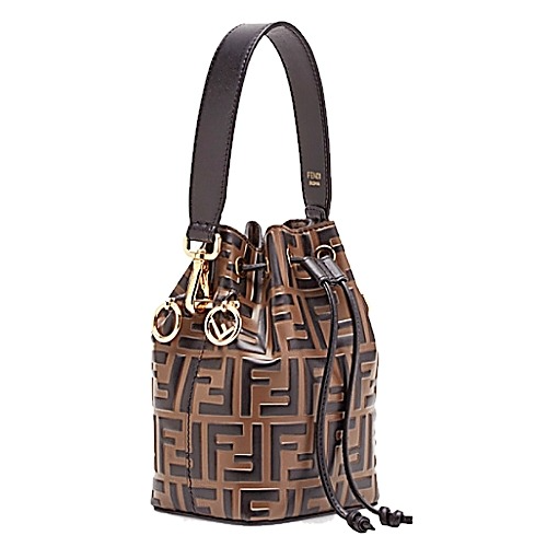 펜디 Mon Tresor 숄더백 브라운