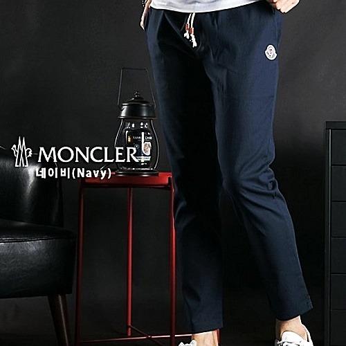 MONCLER 네추럴 밴딩 면스판 팬츠