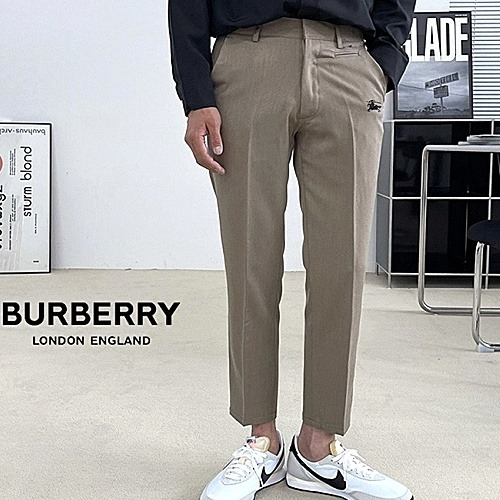 버*리 시그니처 로고 슬랙스