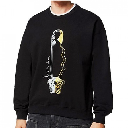 베르*체 VERSACE 세이프티핀 그래픽 맨투맨